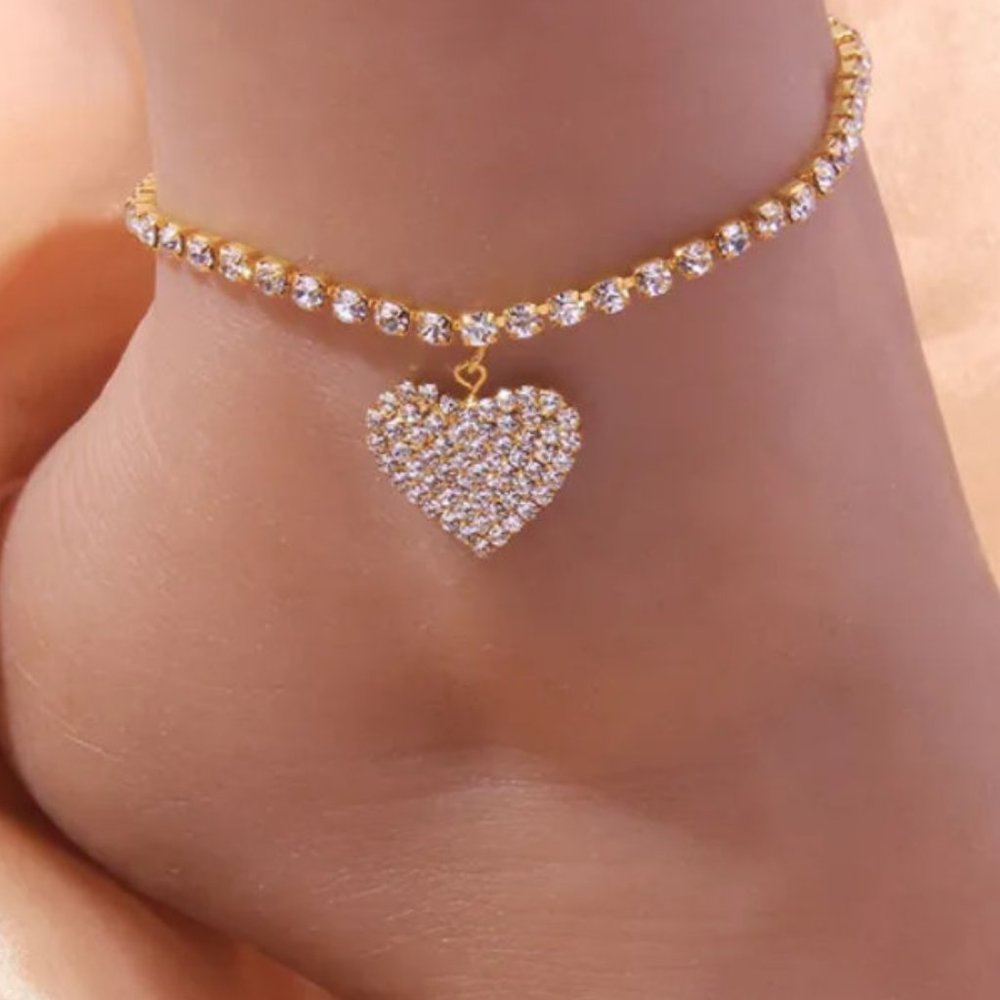 Brand New Sparkly Ankle Bracelet Anklet Jewelry